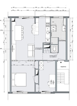 Floorplan - Spaarnestraat 29, 2515 VL Den Haag